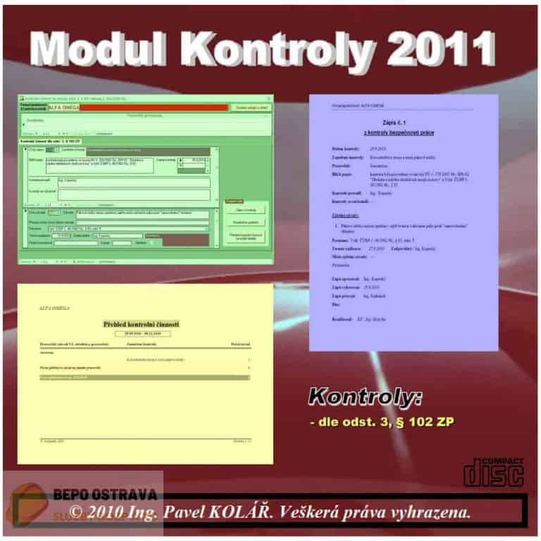 Software BOZP Modul Kontroly 2011