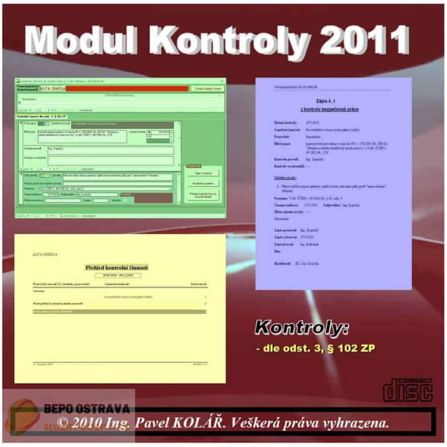 Software BOZP Modul Kontroly 2011