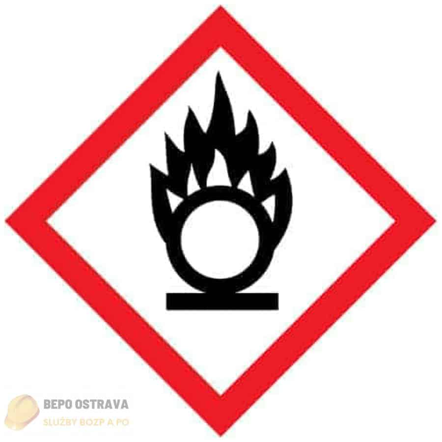 OXIDUJÍCÍ - Symbol GHS 03