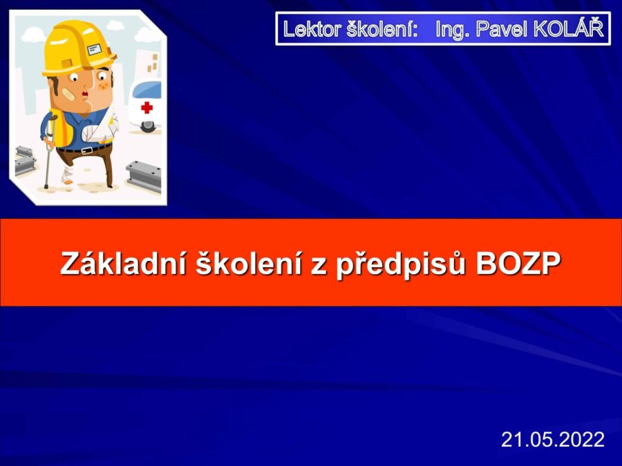 Základní školení BOZP 2022