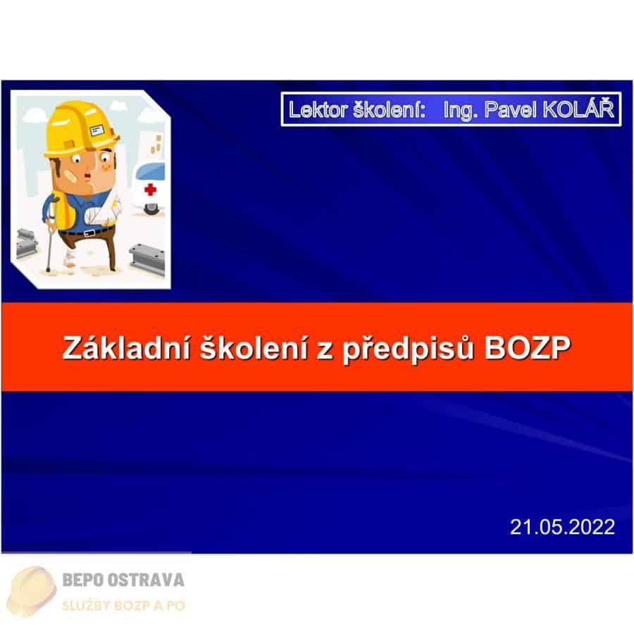 Základní školení BOZP 2022