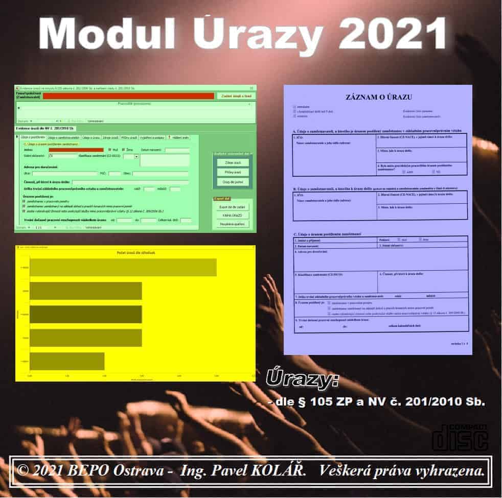 Software BOZP Modul Úrazy